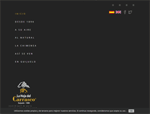 Tablet Screenshot of lahojadelcarrasco.com